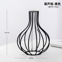 Vente en gros de vase lanterne de style européen ornements légers de luxe en fer forgé créatif pour la maison salon fleur