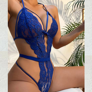 Private Label Damen Sexy Spitzen-Bodysuit mit Transparenten Ausschnitten für Clubwear - Product Image 5