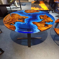 Résine époxy transparente de haute qualité 2:1 pour table de rivière, table en bois, 1,5 kg/ensemble