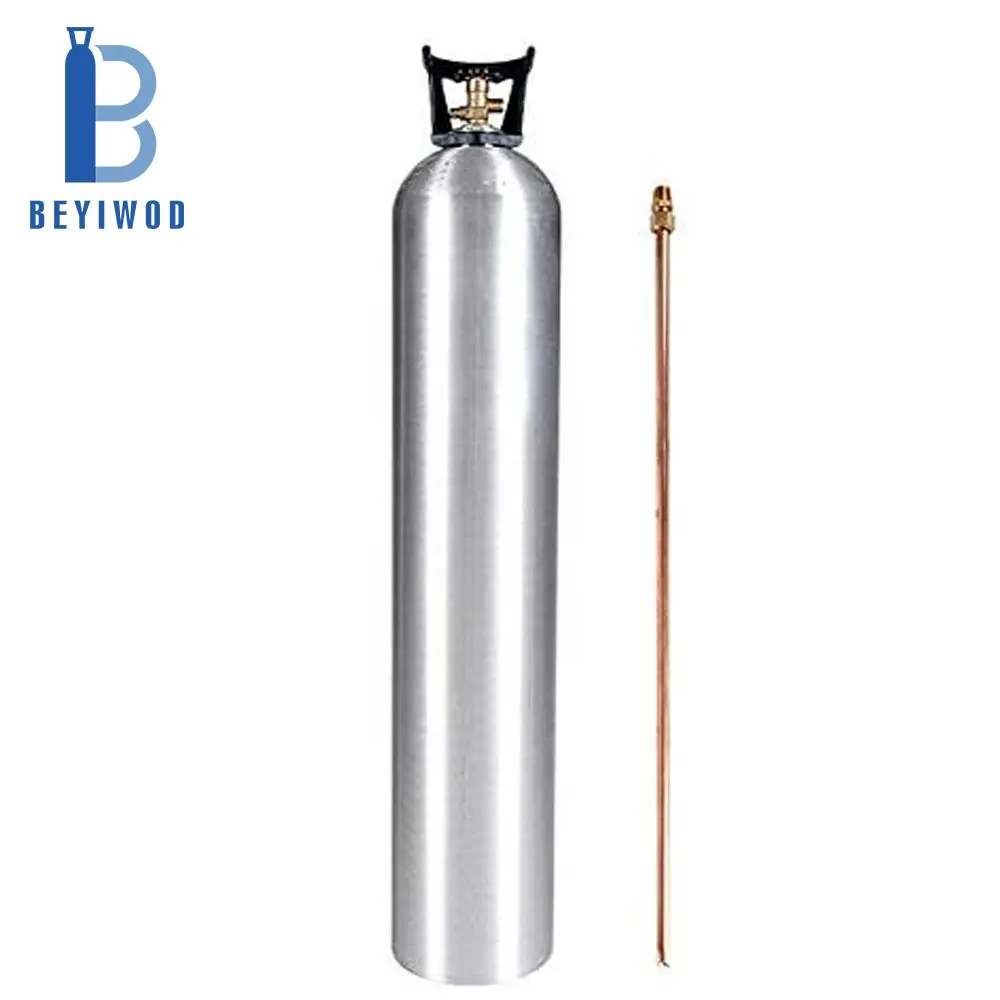 DOT standard 50LB Carbon Dioxide tank 33.5L 1800psi Aluminum Co2 gas cylinder for U.S.A market