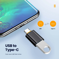 Adaptateur OTG USB C vers USB A pour Ordinateur Portable Samsung OnePlus, Connecteur de Câble, Convertisseur USB C OTG