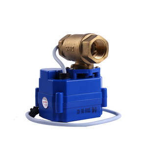 Válvula de Bola Eléctrica de 1/2 Pulgada con Rosca de Bronce para Control de Agua, Temperatura Normal, Uso General - Product Image 5
