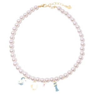 Collana con Ciondolo a Lettera in Lega Placcata Oro Haomi, Personalizzabile con Parola e Perla, per Abbigliamento Casual Bambini - Product Image 5