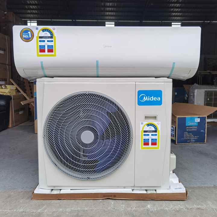 Midea, 24000BTU, ປະຢັດໄຟຟ້າ, ງຽບ, ເຢັນແຮງ, ຮັບປະກັນ 1 ປີ