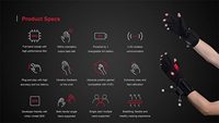 NOITOM Hi5 2.0 VR : Dispositif professionnel de capture de mouvement par inertie, gants d'interaction pour jeux de réalité virtuelle