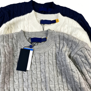 Nouveau design Pull en <span class=keywords><strong>laine</strong></span>/cachemire pour homme à capuche coupe ajustée avec logo personnalisé décontracté anti-boulochage anti-plis service OEM - Product Image 1