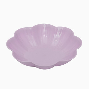 Flower Fruit Platter Ceramic Flower Shape Serving Dish For Home Office Party Snack Plate - Product Image 5
