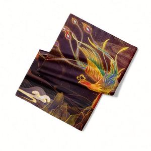 <b>Silk</b> <b>Scarves</b> for Women Custom <b>Silk</b> <b>Scarf</b> Made From 100% Natural <b>Silk</b> for comfort and Premium Look - Product Image 5