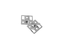 2025 Chine gros WPC terrasse accessoires en acier inoxydable mur pinces et vis sol Clips produits en plastique