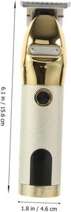 Tondeuse à cheveux sans fil rechargeable Gold Barber Shop Grooming Edge Cutter pour la coupe de cheveux - Product Image 6