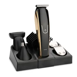 Rasoir électrique et tondeuse à barbe 4 en 1 Kit de toilettage sans fil Rechargeable multifonctionnel pour hommes et femmes