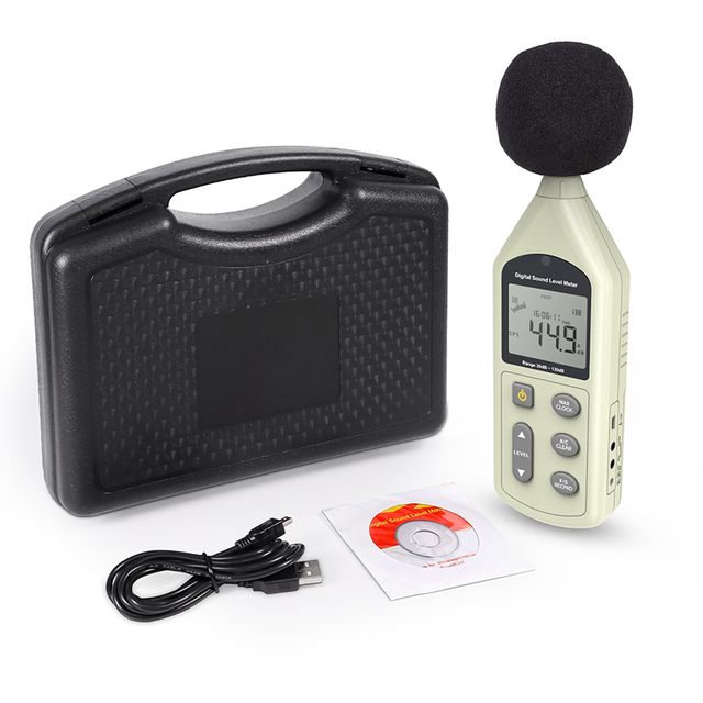 Smart Noise Meter Digital Sound Level Measurement Volume Decibel Meter Noise Test Detector