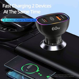 อะแดปเตอร์จ่ายไฟ PD60W ราคาประหยัด ชาร์จเร็ว พอร์ตคู่ A+C สำหรับสมาร์ทโฟน - Product Image 6