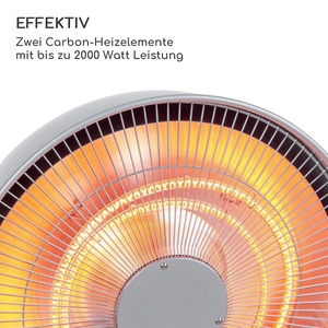 Chauffage radiant infrarouge mural intelligent en fibre de carbone IPX4 800/1200/2000W pour <span class=keywords><strong>terrasse</strong></span> - Product Image 2