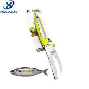 มีดตัด<span class=keywords><strong>ปลา</strong></span>สแตนเลสคมพิเศษ ปลอดภัยสำหรับอาหาร สีตามสั่ง พร้อมด้ามจับยางกันลื่น สำหรับใช้ในครัวทุกวัน - Product Image 3