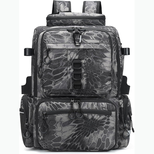 Muestra gratis impermeable multifuncional bolsa de aparejos de pesca tela Oxford accesorio de pesca mochila verde militar Ideal - Product Image 1