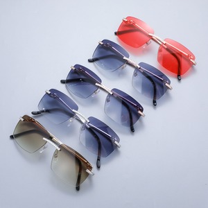 Indian Exporter Iced Out Moissanite <b>Sunglasses</b> 18K Gold Plated Luxury Diamond Eyewear for Celebrity Gala Available for Sale - Product Image 6