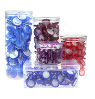 Filtres de seringue de 28 mm de diamètre, PES 0,45 micron, Luer Lock femelle, Luer Lock mâle avec couche de pré-filtration