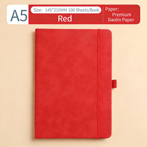 Carnet de notes en cuir PU A5 avec logo personnalisé, couverture rigide, pour le <span class=keywords><strong>bureau</strong></span>, l'école et les affaires - Product Image 3
