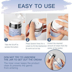 Crème hydratante régénérante pour le visage pour femmes personnalisable, traitement avancé au collagène naturel - Product Image 4