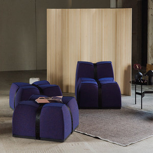 <span class=keywords><strong>Canapé</strong></span> en tissu moderne simple en forme <span class=keywords><strong>de</strong></span> L, à modules multiples, rembourré en éponge, pour salon, hôtel, villa, meubles - Product Image 4