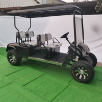 Voiturette de golf électrique la moins chère avec écran tactile LCD, chariot de golf 48V à batterie lithium électrique