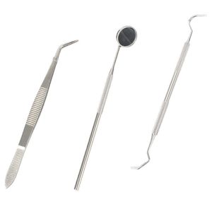 Set di strumenti dentali Premium strumenti per l'igiene raschietto per tartaro e falce Scaler per uso diagnostico di base del dentista - Product Image 5