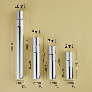 Sunshine New 2ml 3ml 5ml 10ml Reusable Portable Electroplating Fine Mist Glass <strong>Spray</strong> <strong>Bottle</strong> for <strong>Perfume</strong> Cologne Fragrance - Product Image 4