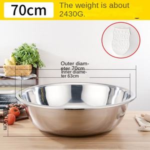 DFJYB01 Bol mélangeur rond pour cuisine et maison, en acier inoxydable SUS 201 SUS 304, grand modèle, fabriqué en Chine, accessoires - Product Image 6