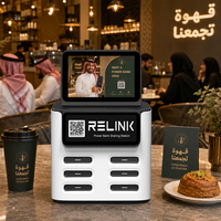 Máquina Expendedora de Baterías Portátiles con Código QR para Arabia Saudita, Estación de Carga Relink de 12 Ranuras para el Mercado de KSA y Alquiler de Aplicaciones Móviles