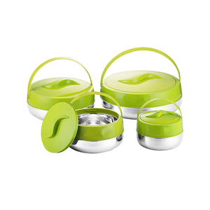4pcs Casserole isolée de grande capacité 2L/4L/6L/10L Vaisselle <span class=keywords><strong>en</strong></span> métal bon marché pour chauffe-plats Cuisine et école - Product Image 4
