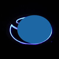 Badge lumineux LED 4D 5D Lompard pour voiture, autocollant de logo avant et arrière, lampe d'emblème LED pour Prado, Corolla, Yaris, Corolla Lan