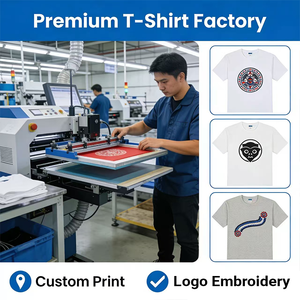 Maßgefertigtes Hochwertiges Schwergewichtiges T-Shirt Blanko-T-Shirts Individuell Bedrucktes Grafik-T-Shirt 100% Baumwolle Herren-T-Shirt - Product Image 4