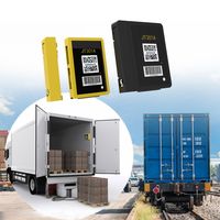 Rastreador de Contenedores de Plástico LBS GSM Duradero, Candado de Seguridad Recargable con Alarma de Apertura de Puerta y Ubicación en Tiempo Real