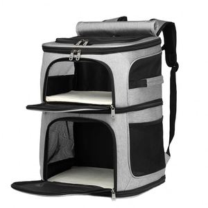 BSCI Factory Customized convenient and practical convenient pet bag Outdoor travel <b>cat</b> <b>backpack</b> double pet carrier - Product Image 1