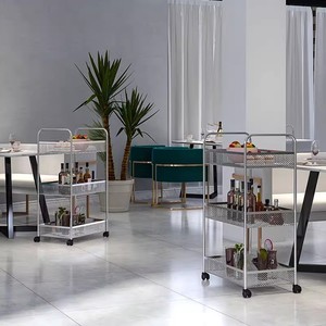 Modern Professional Metal Salon Trolley Portable Beauty <b>Tools</b> for Hairdressing and Nail Equipment - Product Image 4