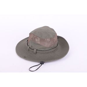 Wide Brimmed Fisherman <b>Hat</b> Khaki Breathable Sun Protection Outdoor <b>Summer</b> Bucket <b>Hat</b> - Product Image 6