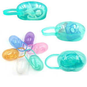 2021 BPA Free Dummy Holder Box Baby Pacifier Carrying Case  Baby Soother Container Holder Pacifier Dummy Box Travel Storage Case