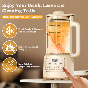 10-in-1 máy sản xuất sữa hạt 56oz Đậu Nành & nhà sản xuất sữa thực vật cho hạnh nhân, yến mạch, nước trái cây, sinh tố, thực phẩm trì hoãn bắt đầu/giữ ấm - Product Image 6