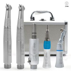Set Handpiece Gigi 2 LED Kecepatan Tinggi dan 203C Kecepatan Rendah Handpiece Kit Pelajar 2/4 Lubang Alat Dokter Gigi - Product Image 2