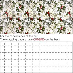 Christmas Wrapping Paper Roll 17 In X 32.8 Ft Double Sided Eco Friendly Gift <b>Wrap</b> For Holiday Crafting - Product Image 6