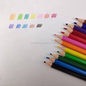 12/18/24pcs <b>Colored</b> Set Round/hexagon/triangle Available Color <b>Pencil</b> - Product Image 4