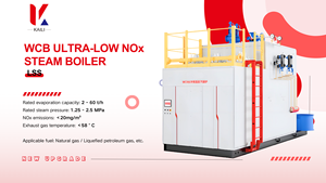 Next-Gen Boiler uap NOx HVAC Ultra rendah, untuk pengolahan makanan pemanas industri Gas alami otomatisasi pintar - Product Image 3