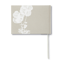 Cahier à couverture rigide de livre d'or de mariage en tissu de lin personnalisé avec signature de ruban adhésif pour carnet de croquis de Journal de planificateur de mariage