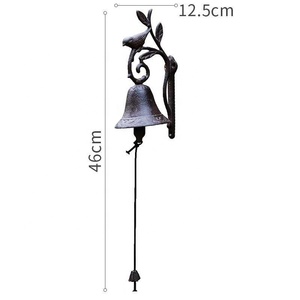 Campanello in Ghisa Vintage Stile Campagna Americana Oversize Creativo per Decorazione di Cortili, Caffetterie o Case - Product Image 2