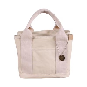 High Quality Orderly <strong>Sewing</strong> Thick Cotton 12OZ Lunchbox Recycle Eco <strong>Bag</strong> Custom Logo Cotton Canvas Tote <strong>Bag</strong> - Product Image 5
