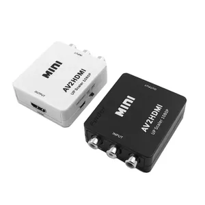 Mini AV2HDMI Converter Composite video AV CVBS RCA to HDMI supporting full HD 1080p with Scaler