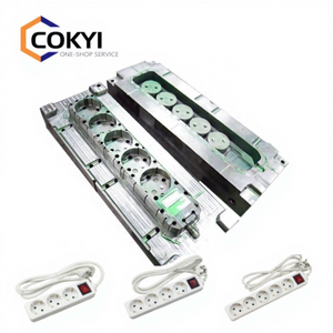 Produttore OEM ODM di Prese Elettriche con Porte USB Doppie, 3 Prese Europee, Approvato CE-LVD, Materiale Ignifugo PP - Product Image 1