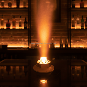 Lumière <span class=keywords><strong>LED</strong></span> RGBW sans fil <span class=keywords><strong>sous</strong></span> table, design contemporain pour hôtels, matériau ABS, télécommande pour mobilier de bar - Product Image 5