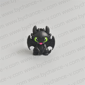 Figura de Dragón Volador Fúria Nocturna de Animación de Moda, Colgante, Amuleto, Juguete Barato para Niños, para Huevos Sorpresa y Relleno de Bolsas de Regalo para Fiestas - Product Image 5